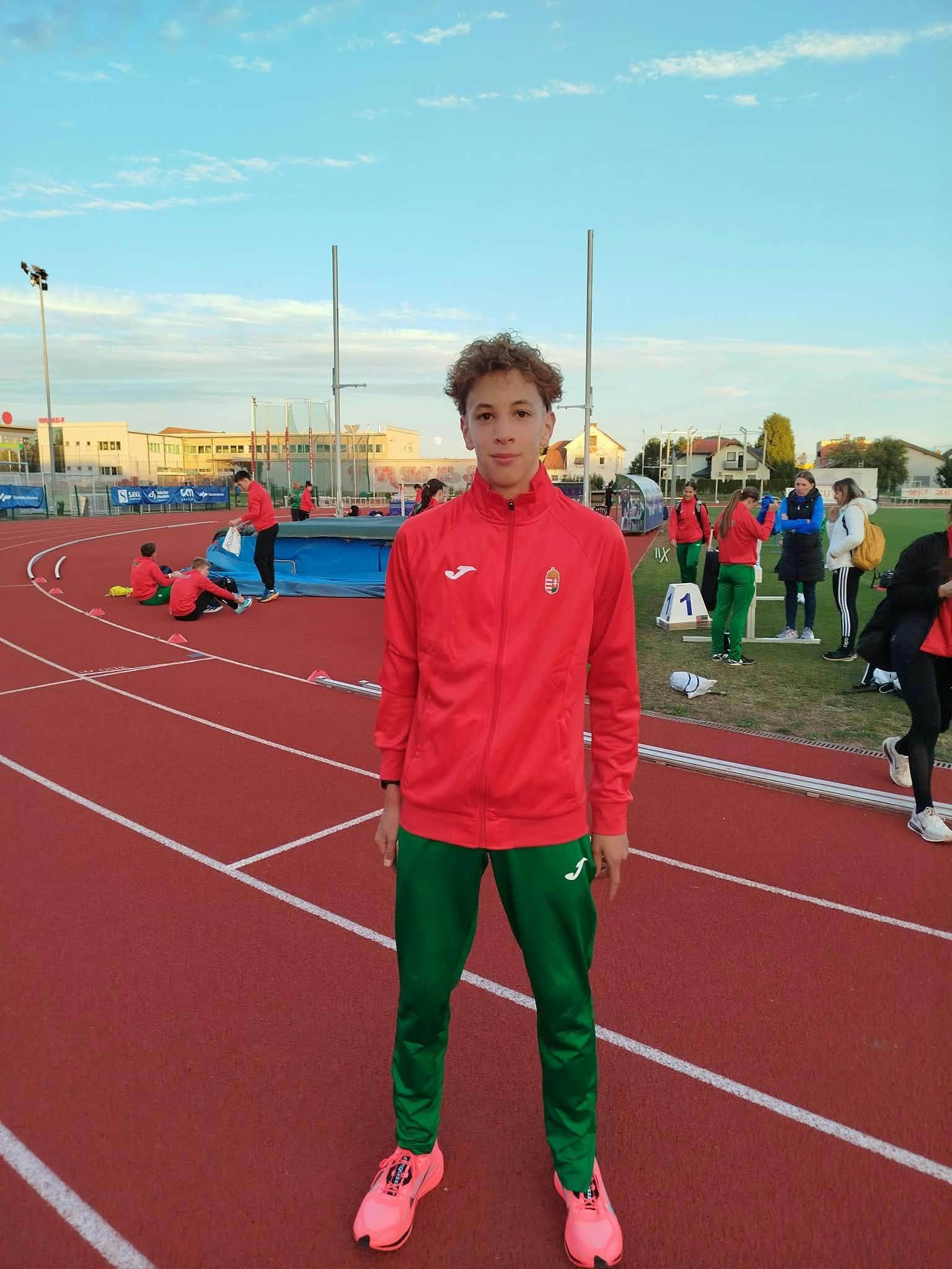 U16 Atlétikai Válogatott Viadal 2026.09.26 Szlovénia -Pápai Atlétikai Club - Lovas Barna Hunor -4